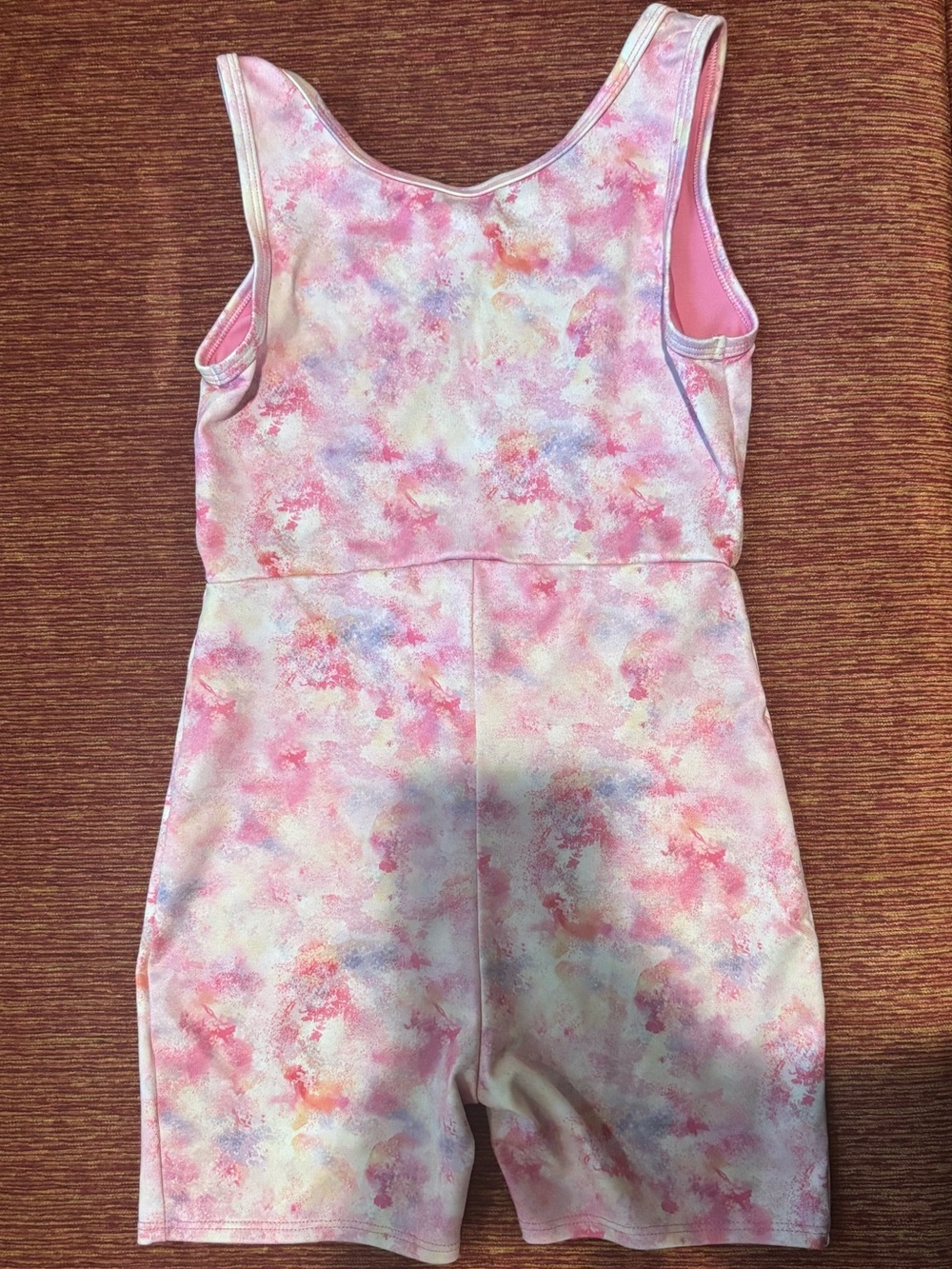 Cat & Jack Pink Tie-Dye leotard